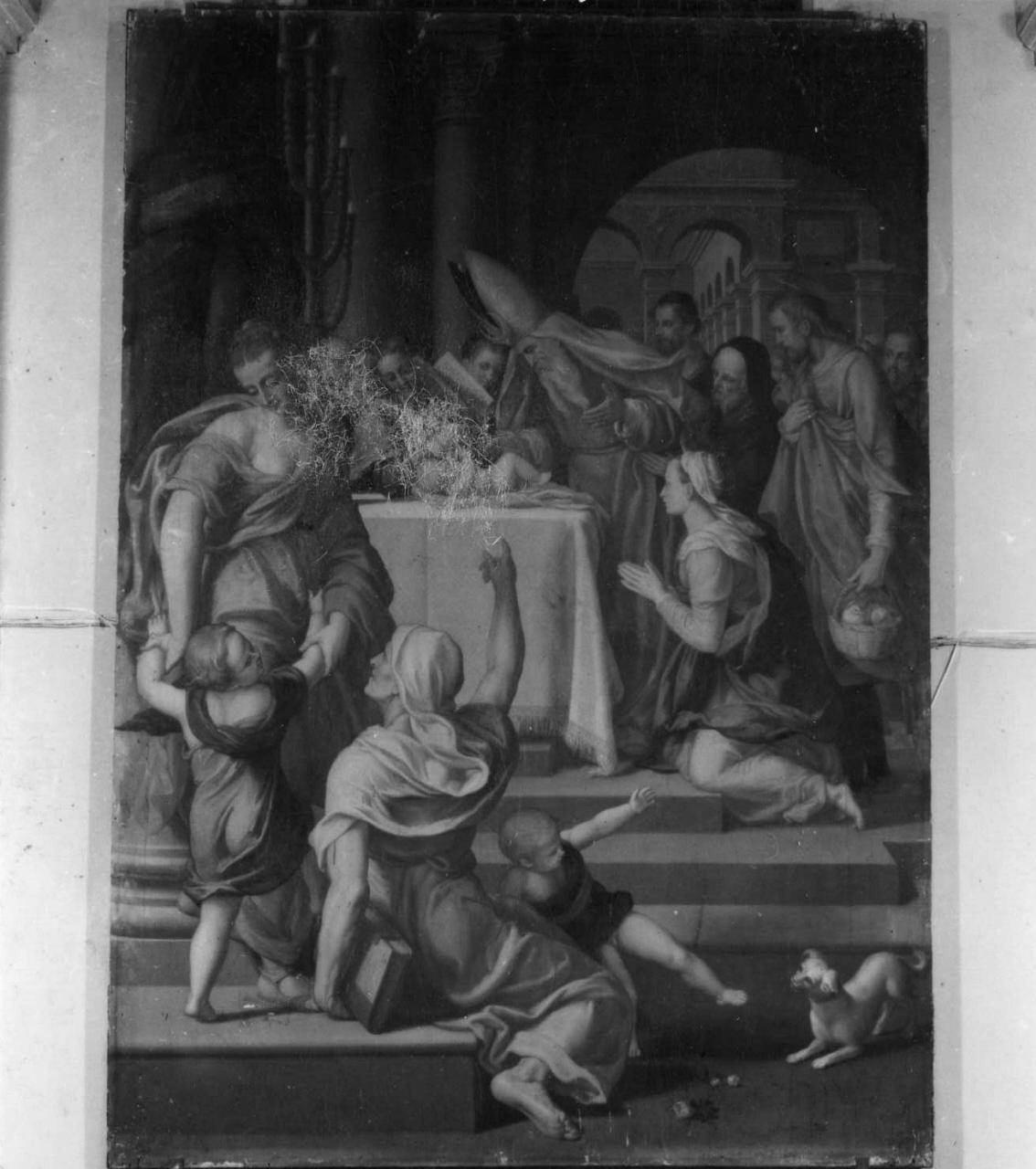 circoncisione di Gesù Bambino (dipinto) di Vini Sebastiano detto Bastiano Veronese (sec. XVI)