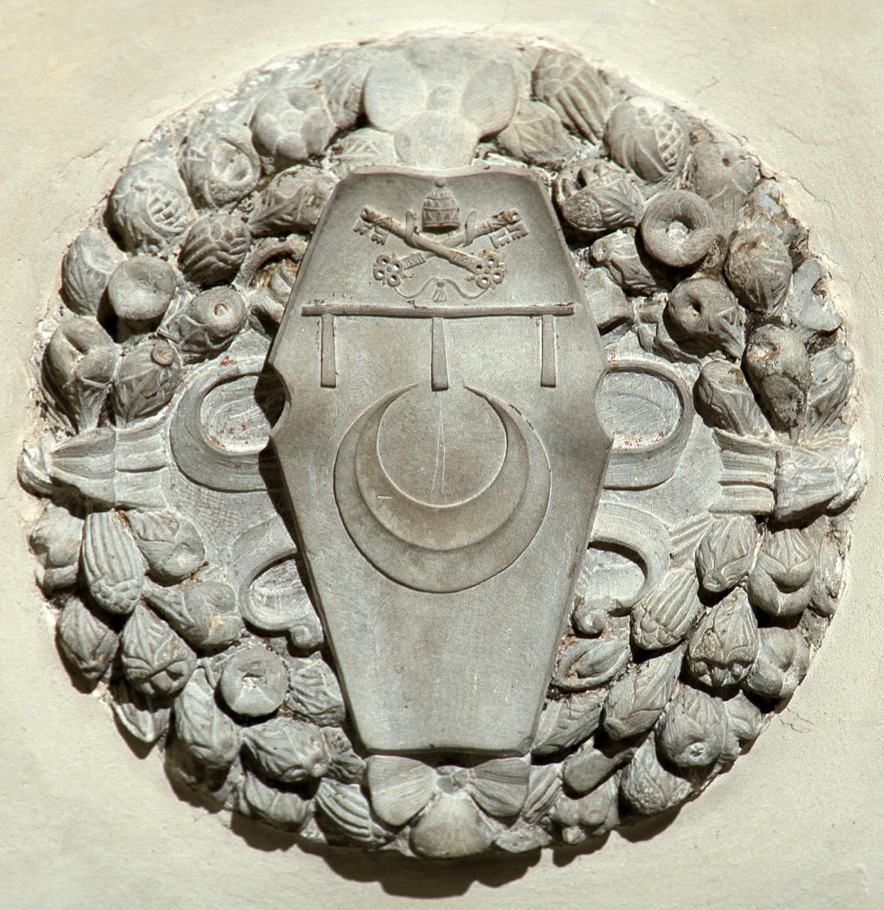 stemma gentilizio della famiglia Canigiani (rilievo) - bottega fiorentina (secc. XV/ XVI)