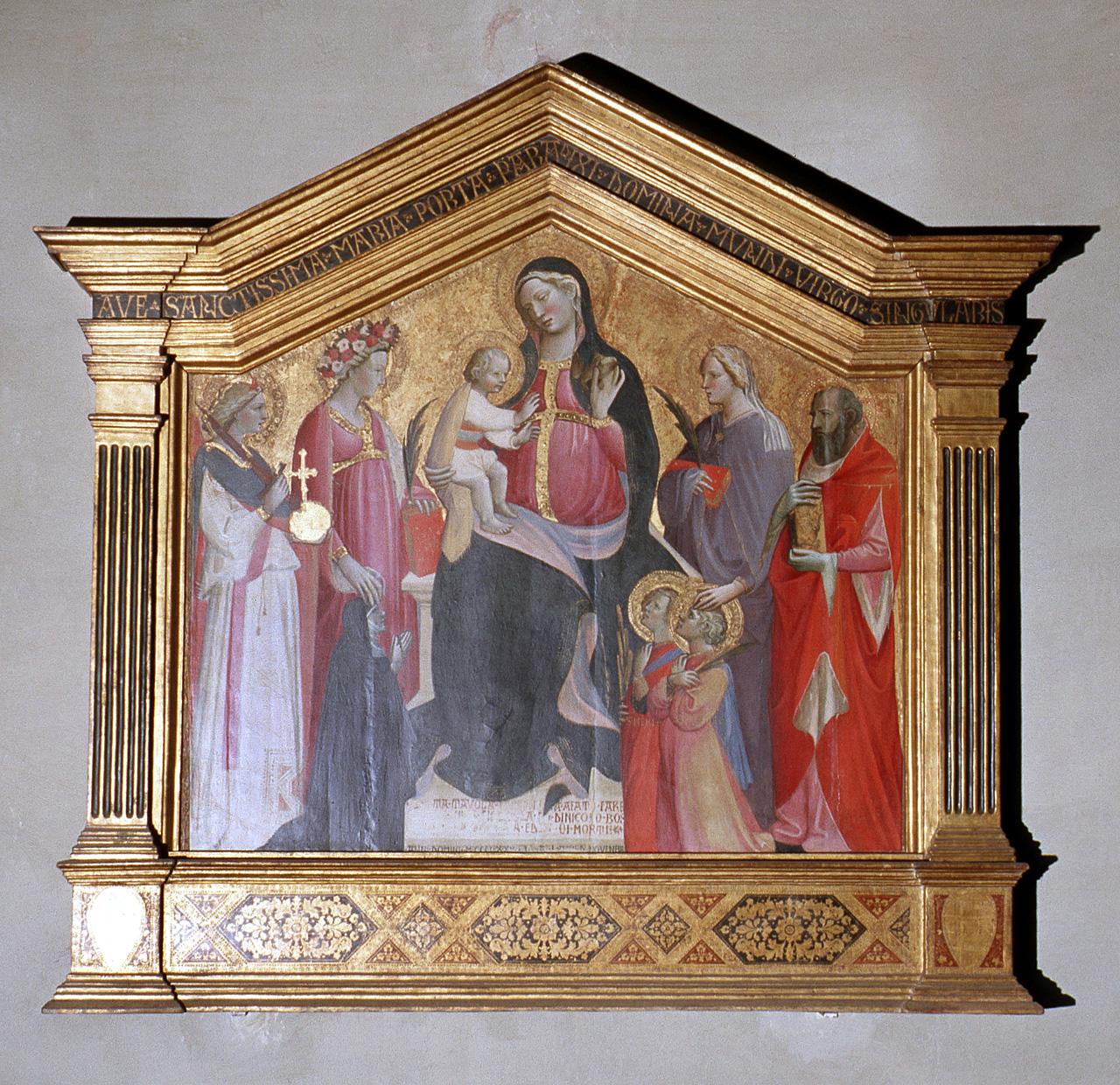 motivi decorativi vegetali (cornice) - manifattura fiorentina (sec. XV)