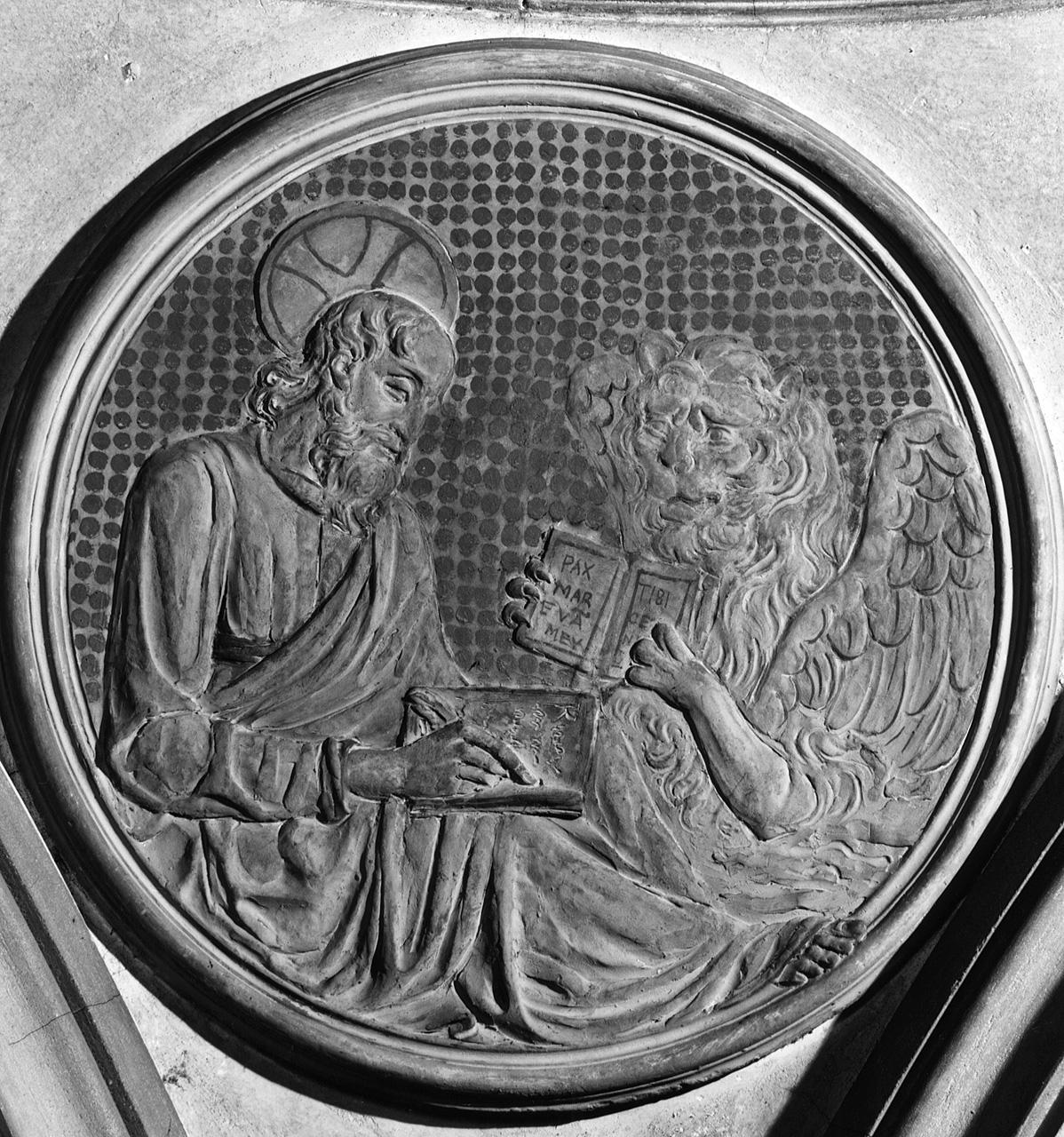San Marco Evangelista (rilievo) di Aglietti Primo (sec. XX)