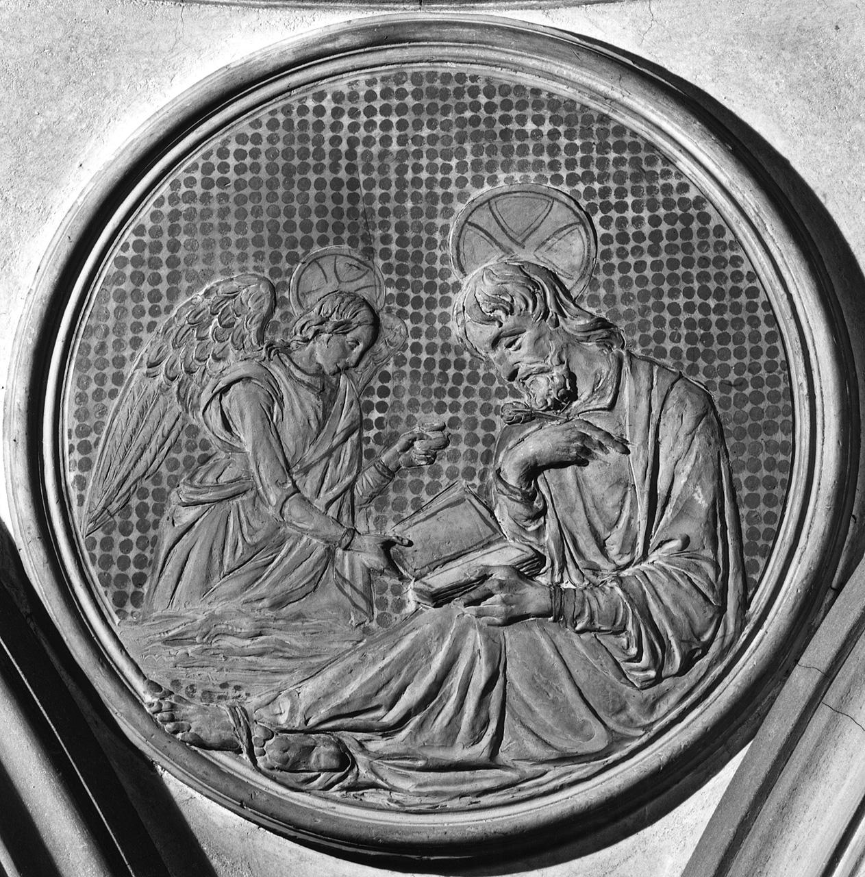 San Matteo Evangelista (rilievo) di Aglietti Primo (sec. XX)