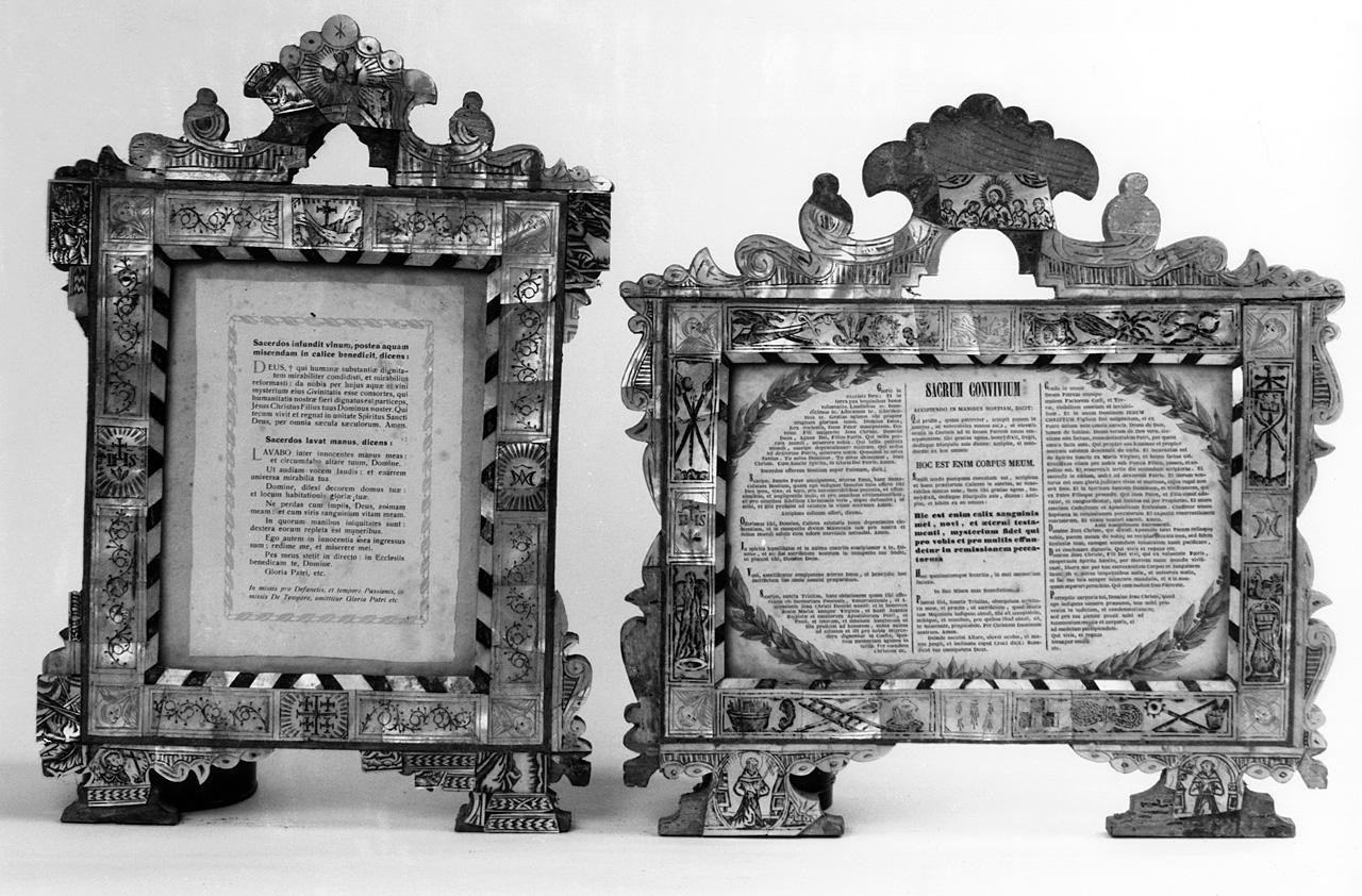 cartiglio con iscrizione (stampa) - ambito toscano (sec. XVIII)