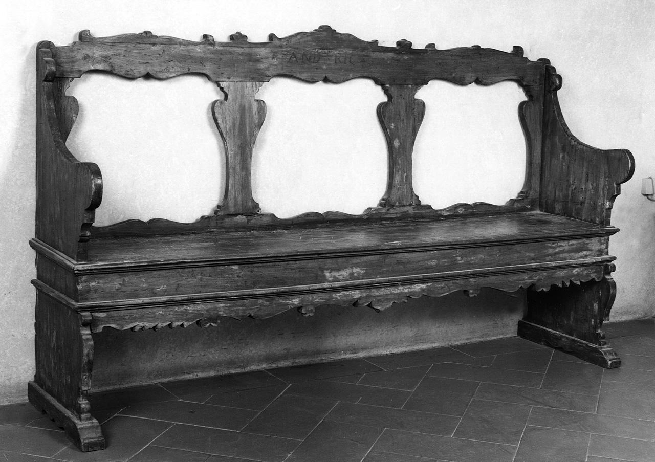 panca - produzione toscana (sec. XVIII)