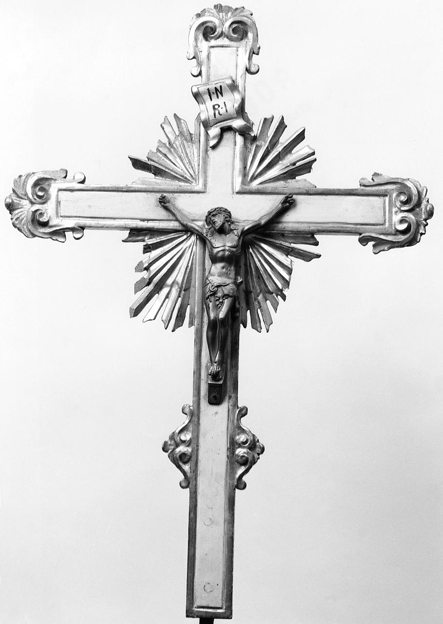 croce processionale - manifattura toscana (seconda metà sec. XVIII)
