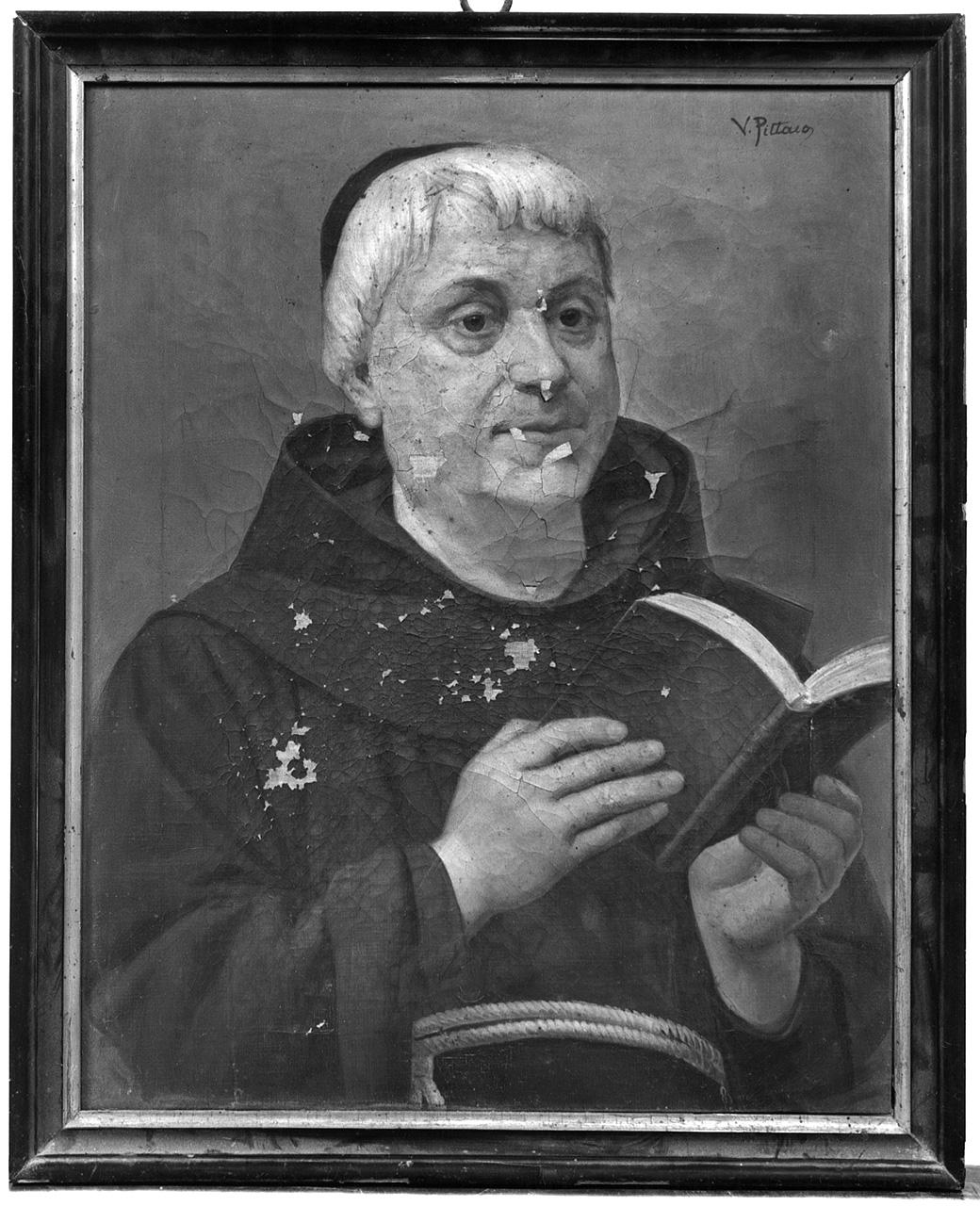 ritratto di frate francescano (dipinto) di Pittaco V (secc. XIX/ XX)