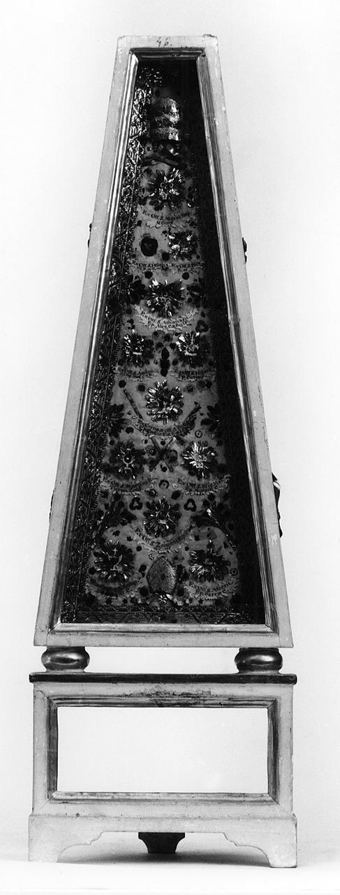 reliquiario, serie - produzione toscana (seconda metà sec. XVIII)