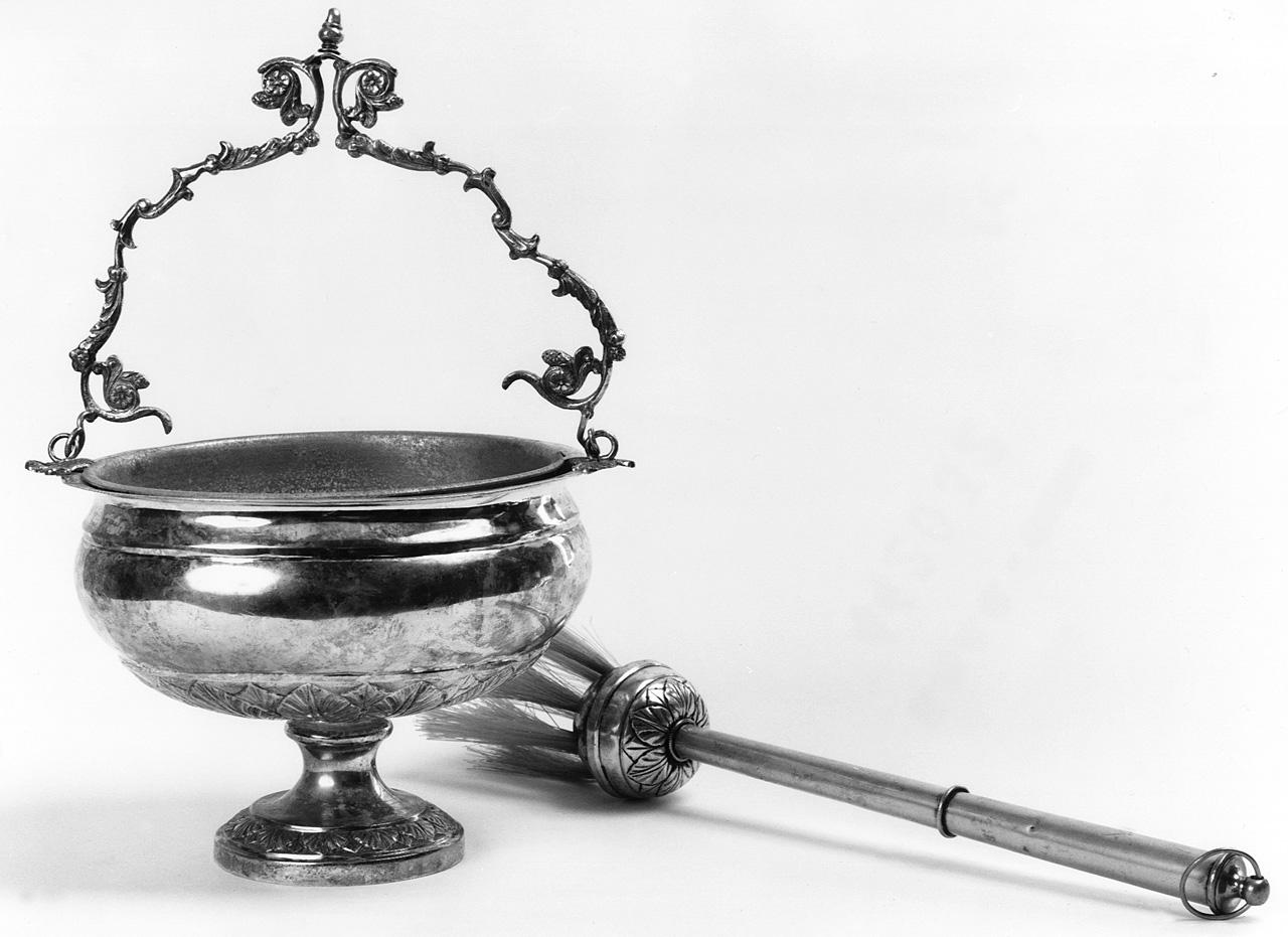 secchiello per l'acqua benedetta - bottega fiorentina (sec. XIX)