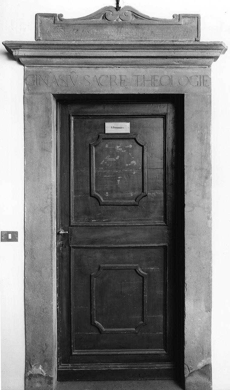 mostra di porta - produzione toscana (seconda metà sec. XVII)