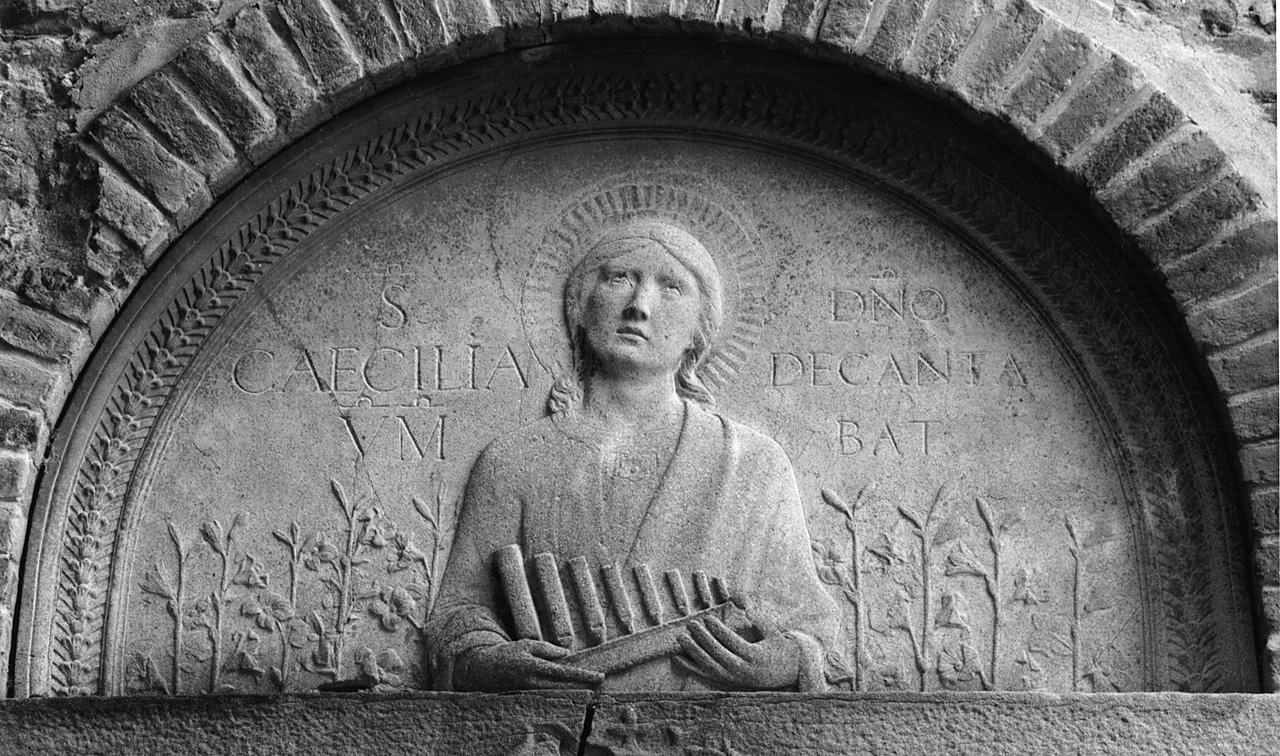 Santa Cecilia (rilievo) - ambito toscano (sec. XX)
