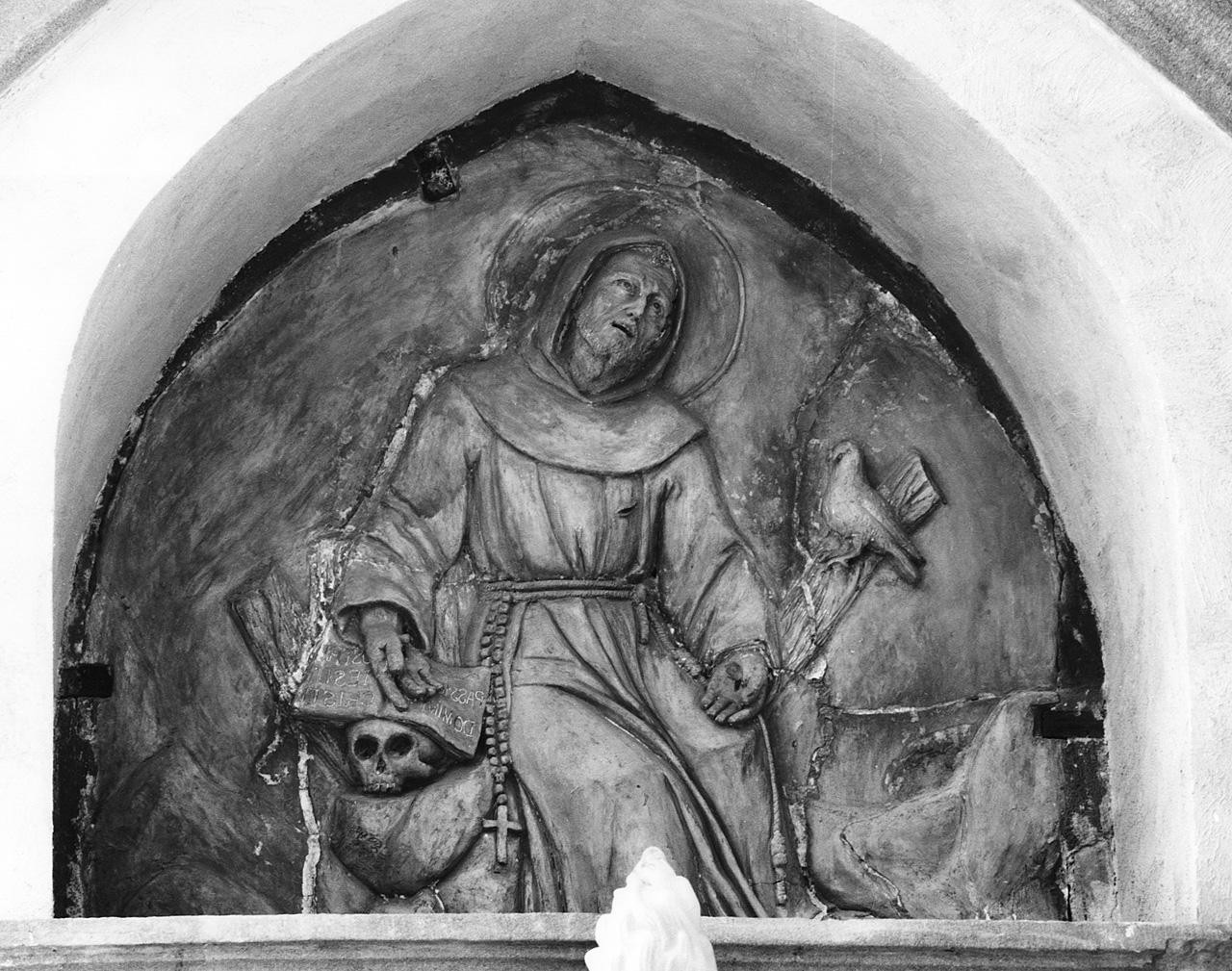 San Francesco d'Assisi (rilievo) di Graziani Collina Francesco (sec. XX)