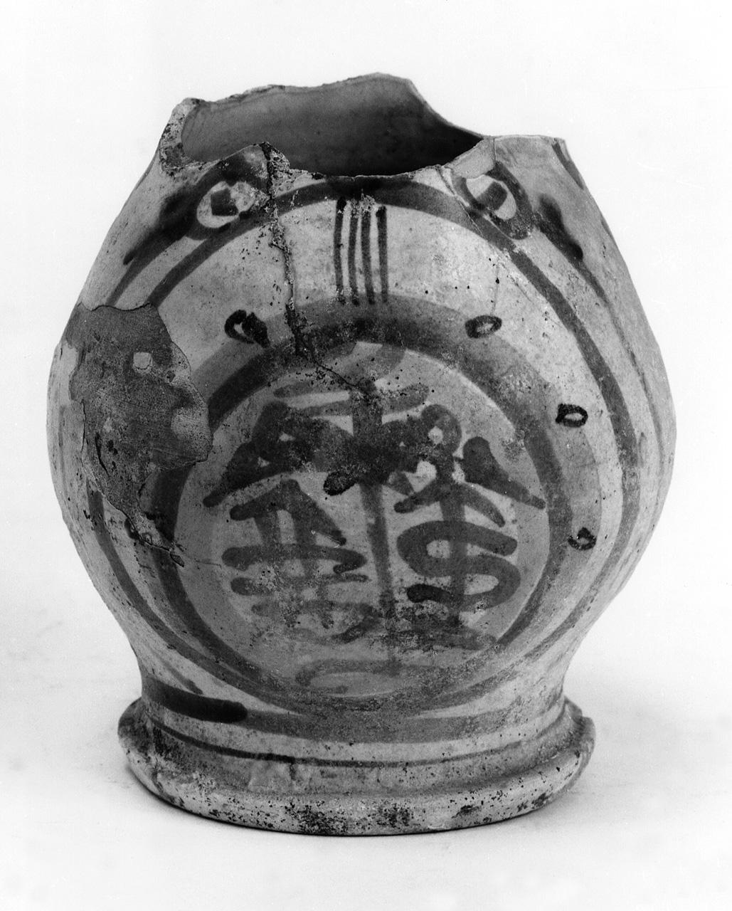 boccale - manifattura di Montelupo (sec. XVIII)