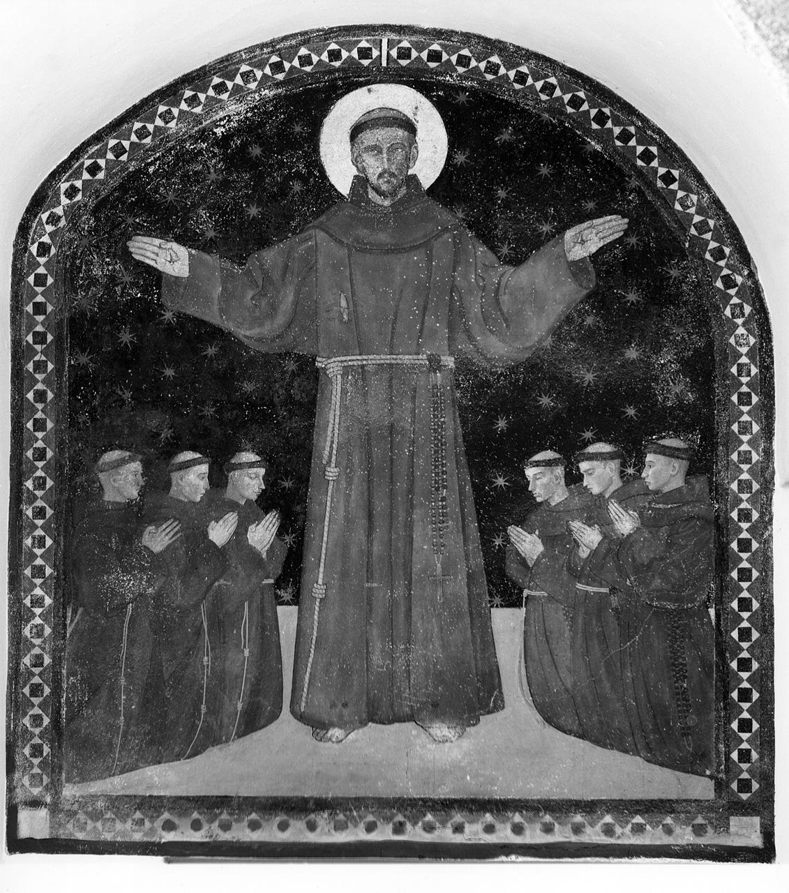 San Francesco d'Assisi (dipinto) di Verhade Giovanni (sec. XIX)