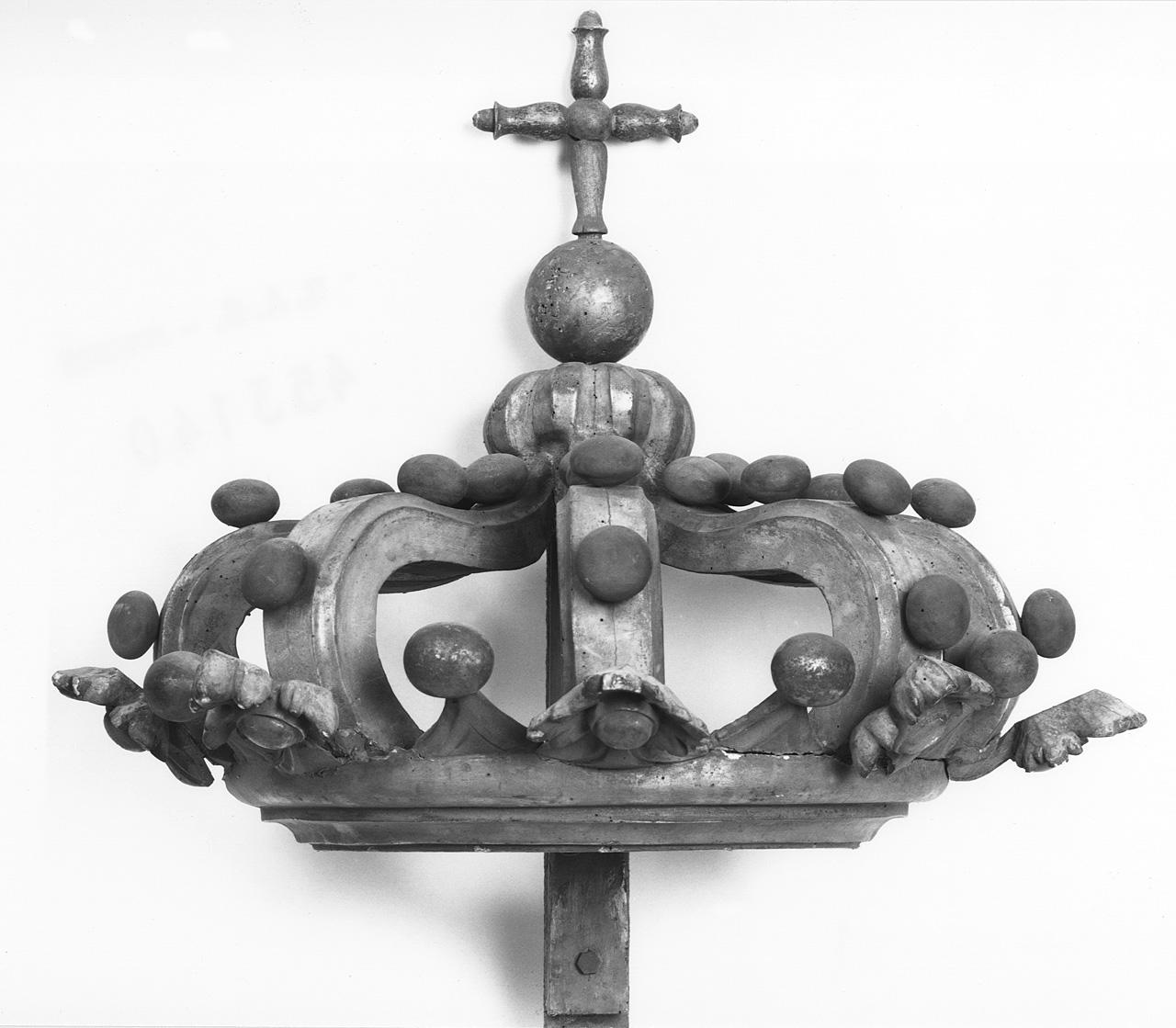 corona di tronetto per esposizione eucaristica - produzione toscana (sec. XIX)