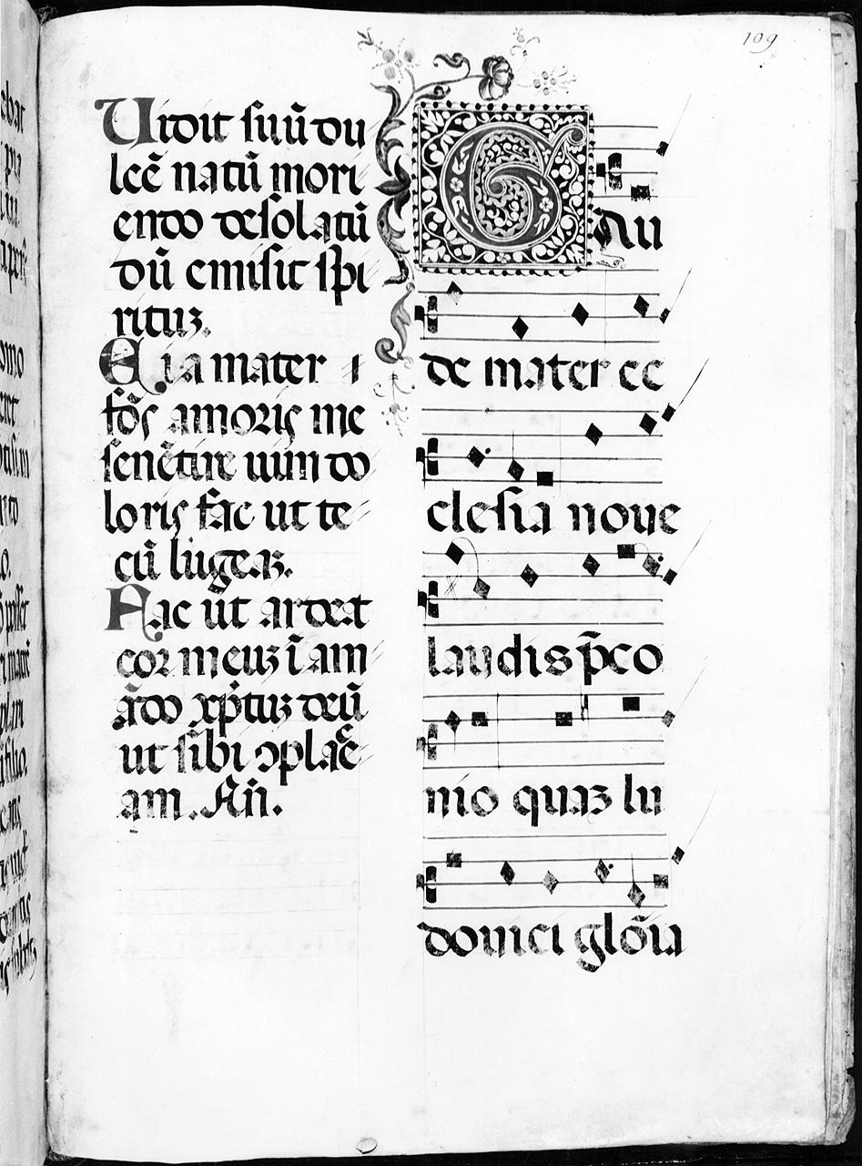 codice liturgico di Monogrammista P.F.A.B - ambito fiorentino (sec. XV, sec. XVIII)