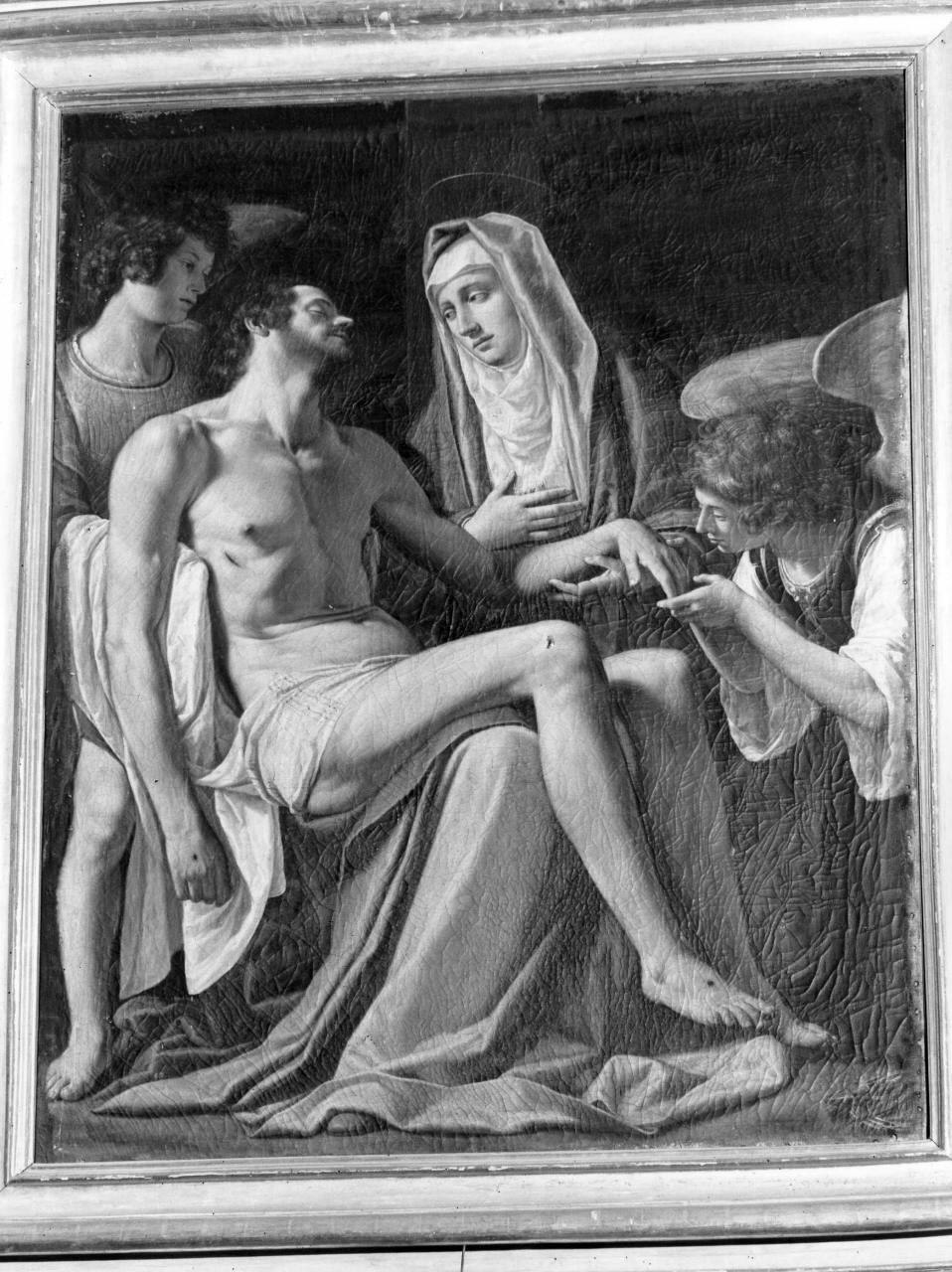 Cristo in pietà e angeli (dipinto) di Tarchiani Filippo (sec. XVII)