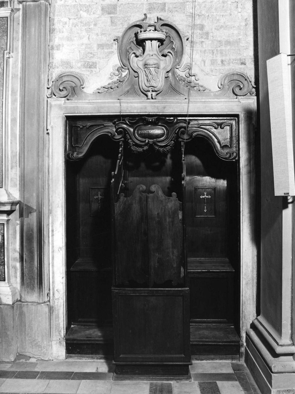 confessionale - manifattura toscana (sec. XVII)