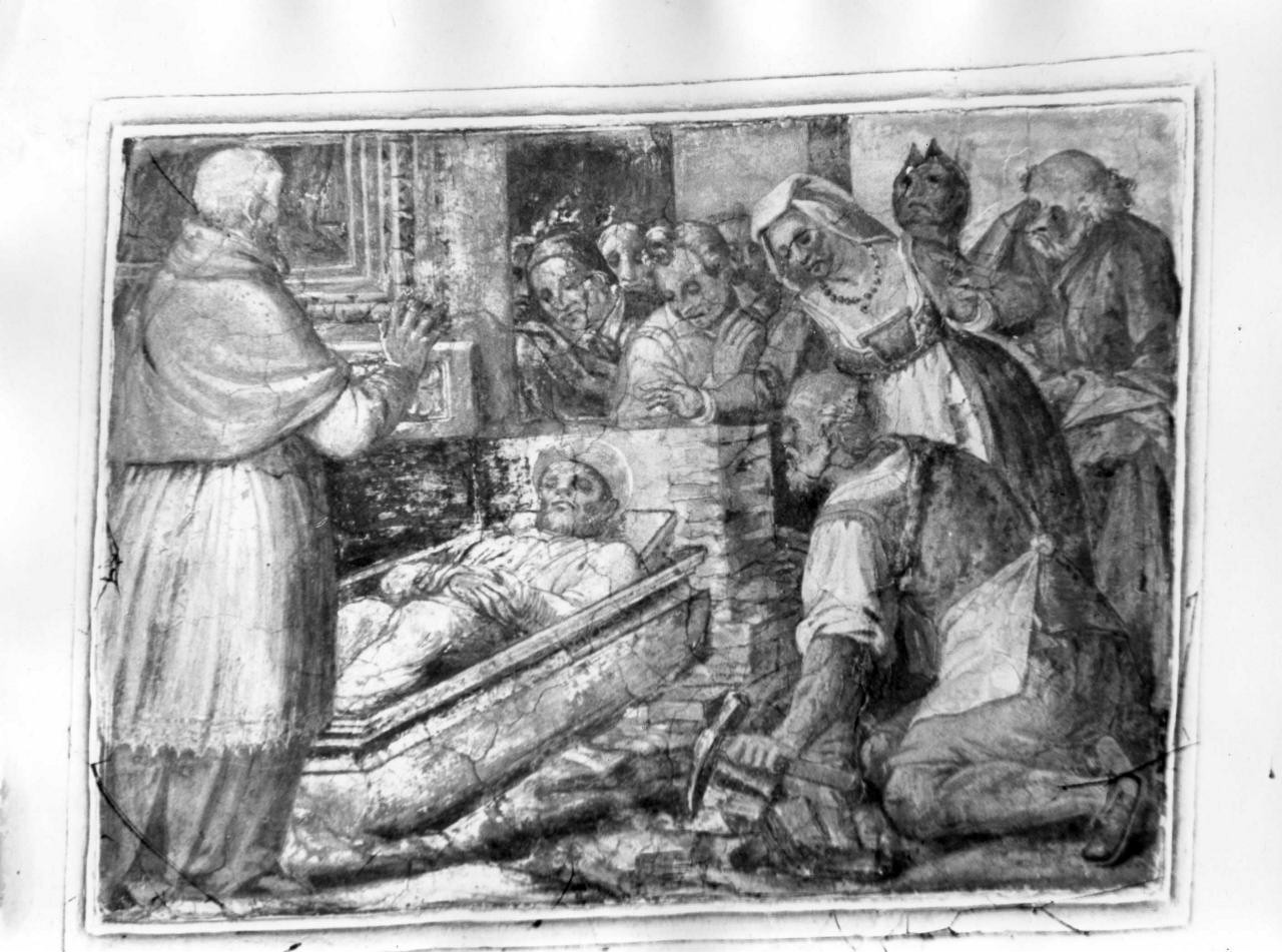rinvenimento del corpo di San Felice (dipinto, elemento d'insieme) di Balducci Giovanni detto Cosci (sec. XVI)