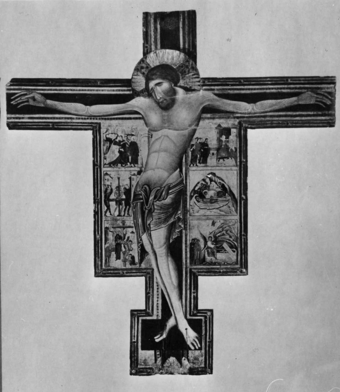 Cristo crocifisso (dipinto) di Coppo di Marcovaldo, Salerno di Coppo (sec. XIII)