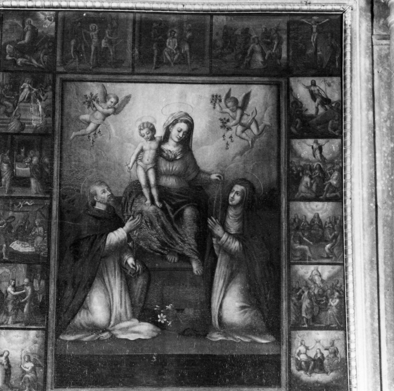 Madonna del Rosario (dipinto) - ambito toscano (fine/inizio secc. XVI/ XVII)