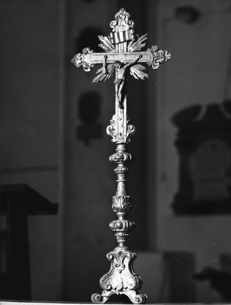 Cristo crocifisso (croce processionale) - bottega toscana (ultimo quarto sec. XVIII)