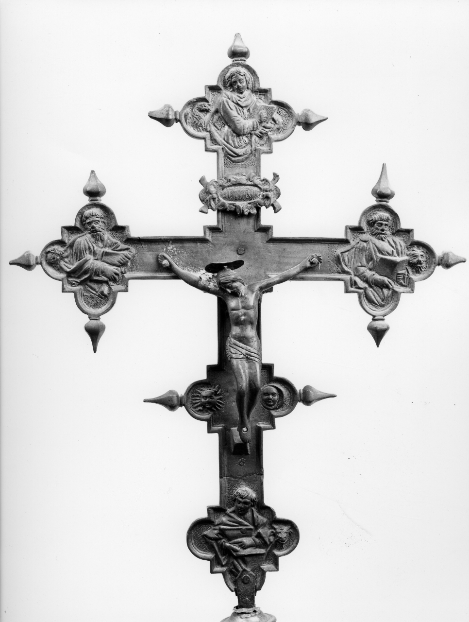 Cristo crocifisso (croce processionale) - bottega toscana (sec. XVII)