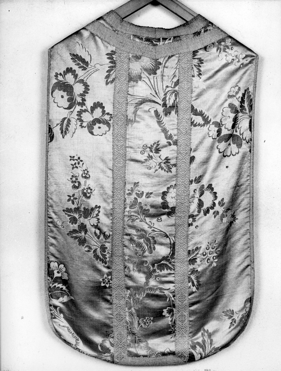 motivo decorativo floreale (pianeta) - manifattura francese, manifattura italiana (fine sec. XVIII)