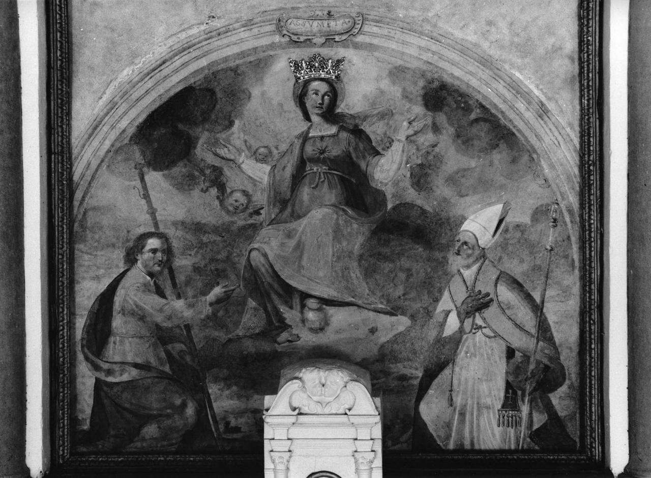 Madonna in gloria tra San Iacopo e San Martino (dipinto) - ambito toscano (primo quarto sec. XVII)