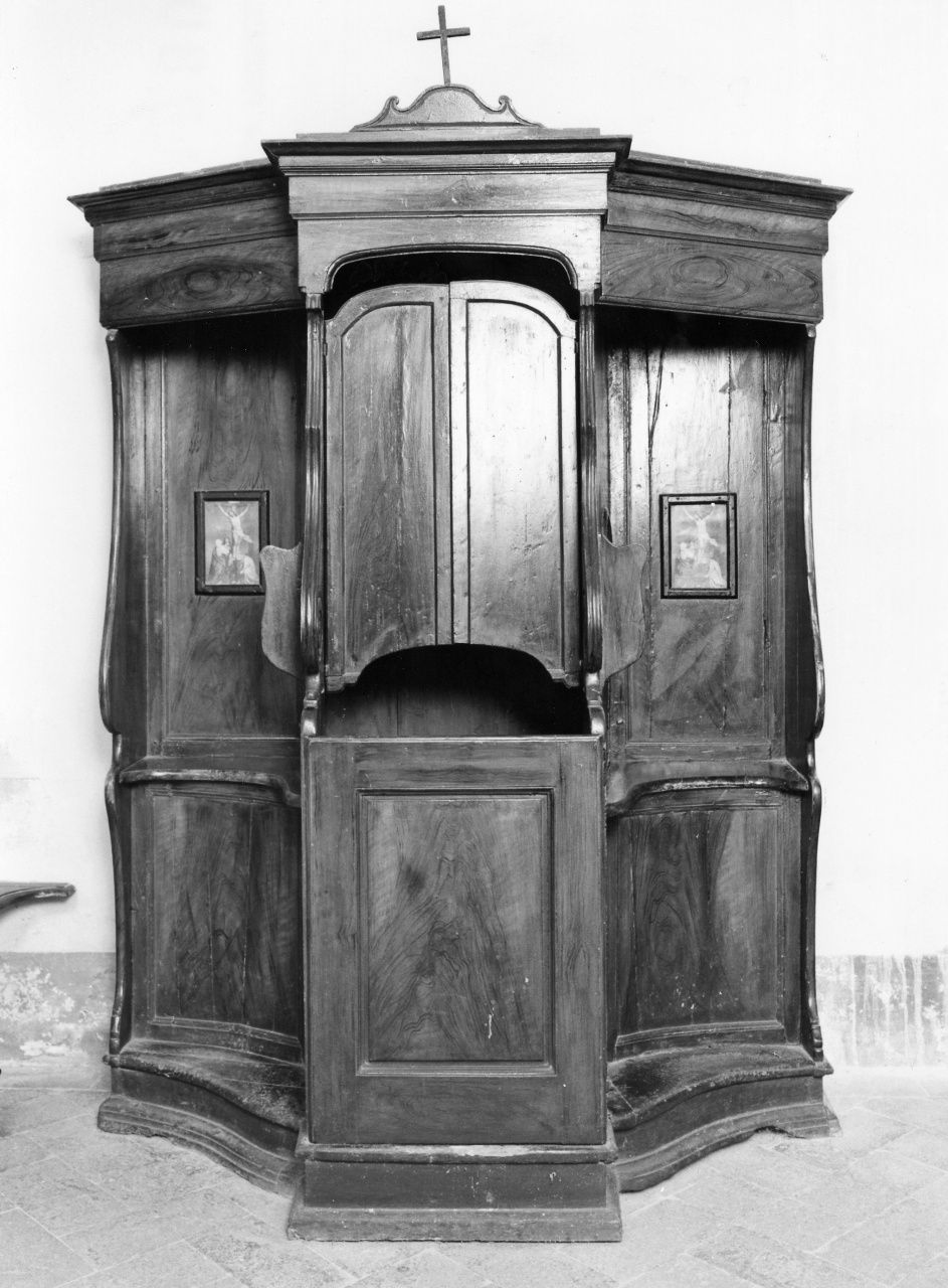 confessionale, coppia - bottega toscana (sec. XIX)