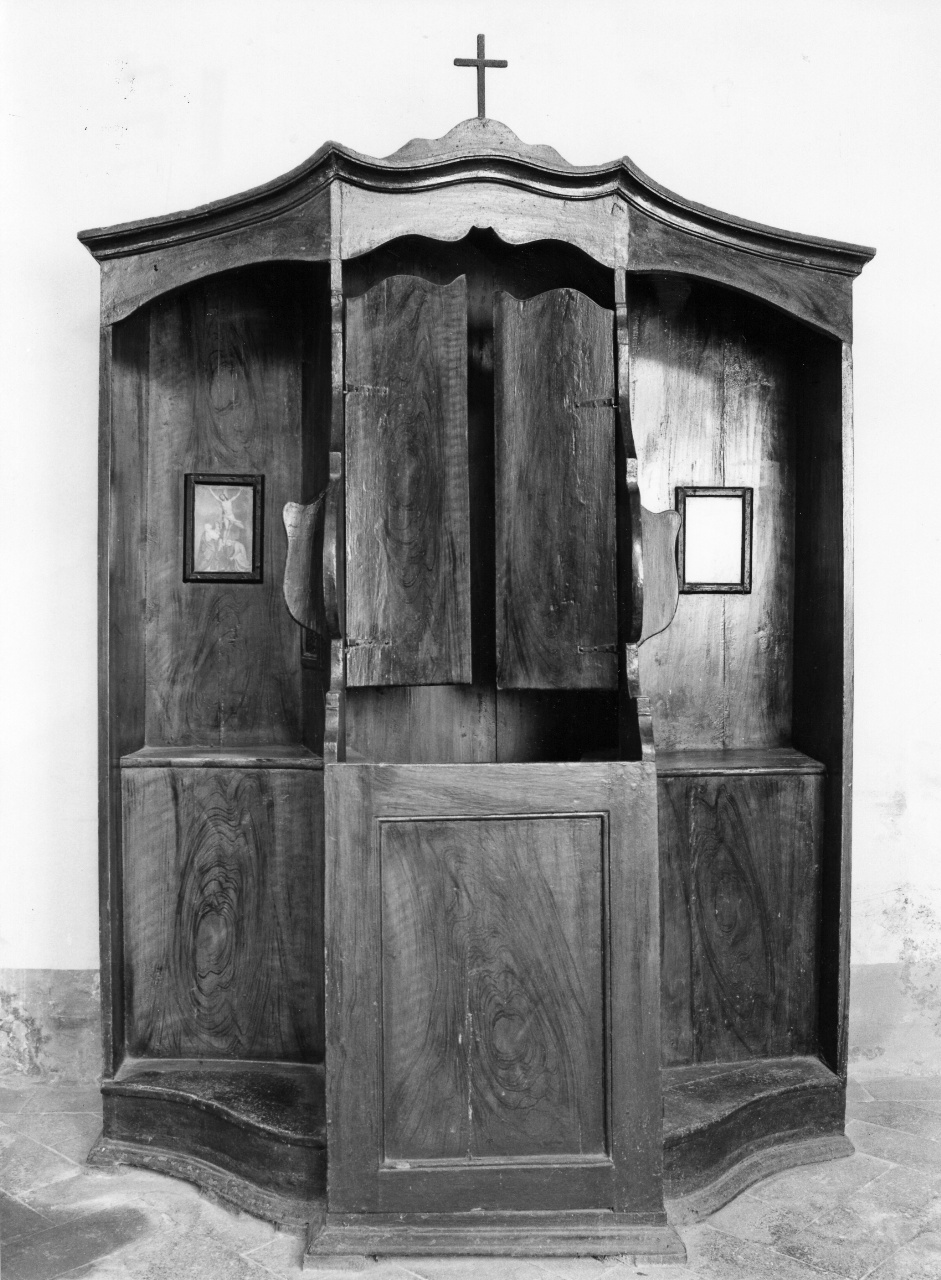 confessionale, coppia - bottega toscana (prima metà sec. XIX)