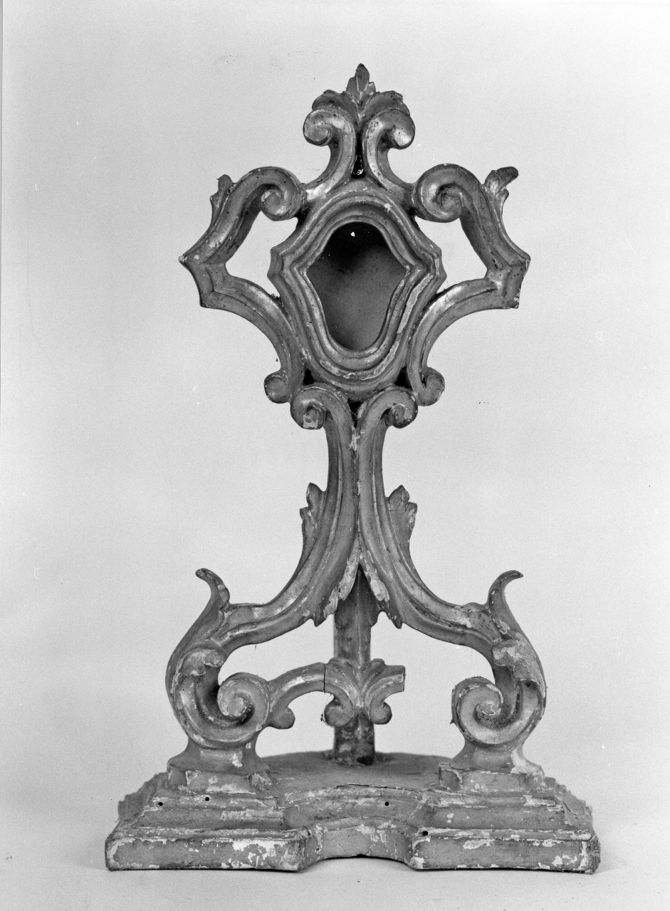 reliquiario - a ostensorio, coppia - bottega toscana (sec. XVIII)