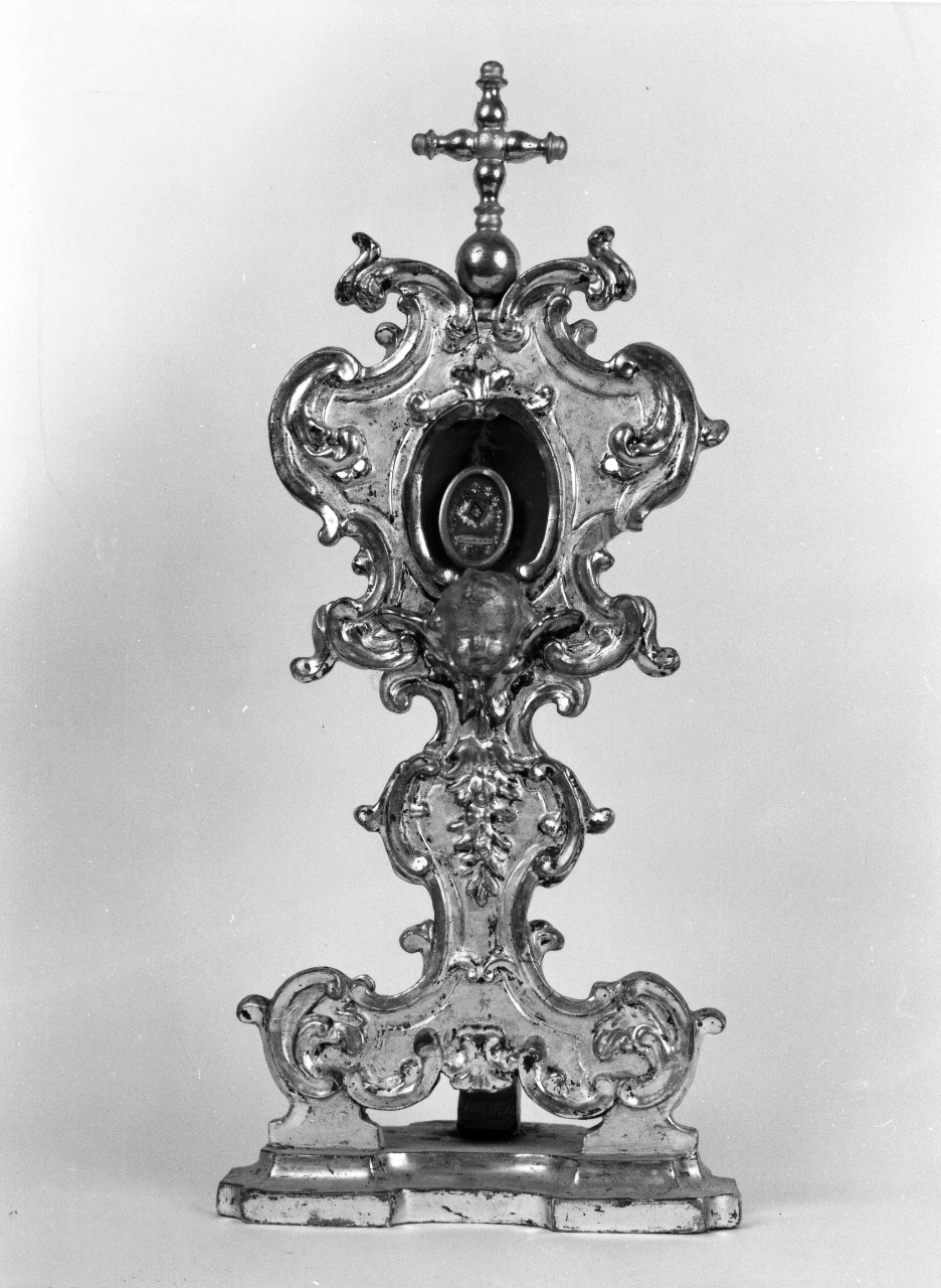 reliquiario - a ostensorio, serie - bottega toscana (sec. XVIII)