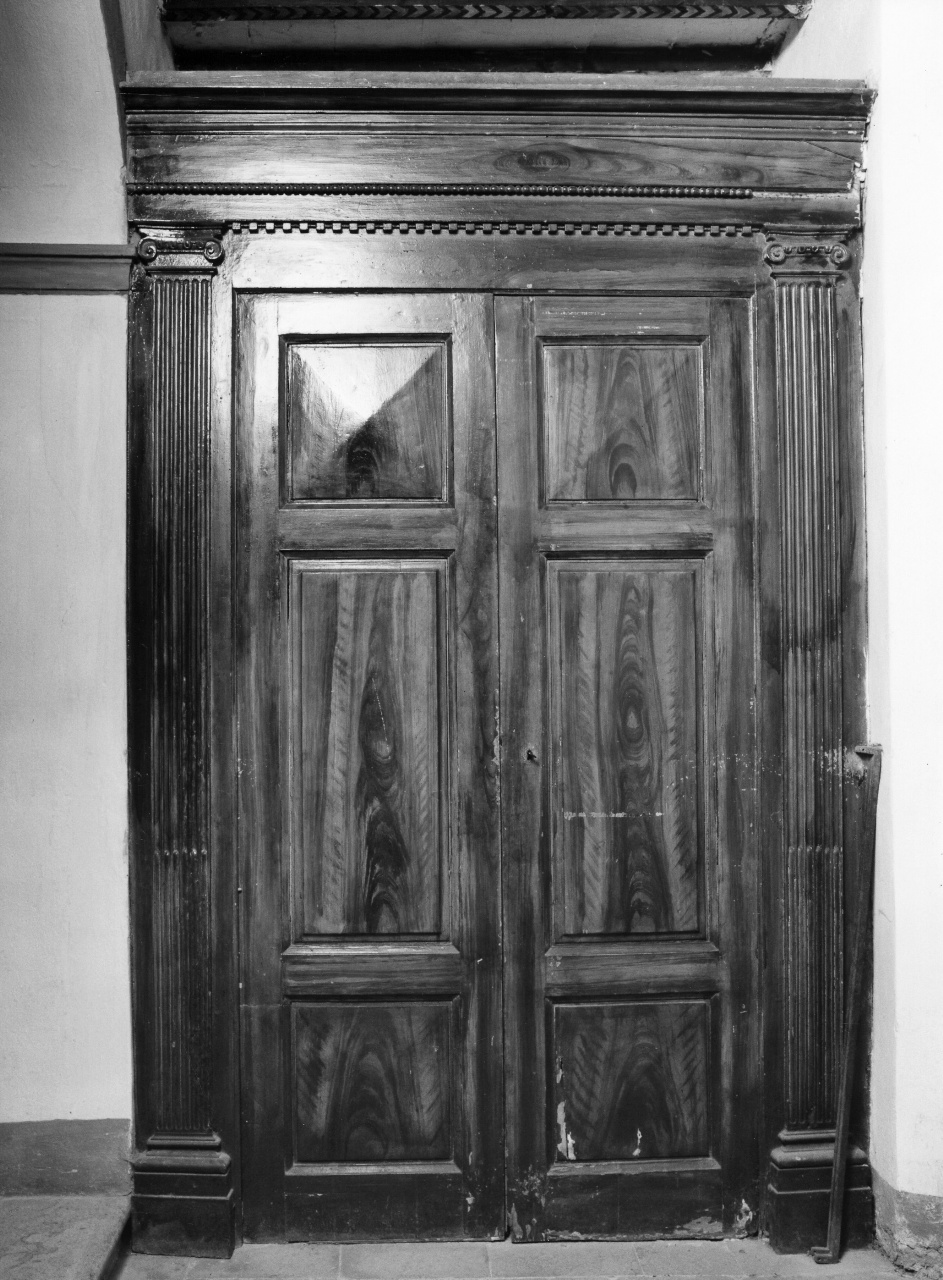 anta di armadio, insieme - bottega toscana (sec. XIX)