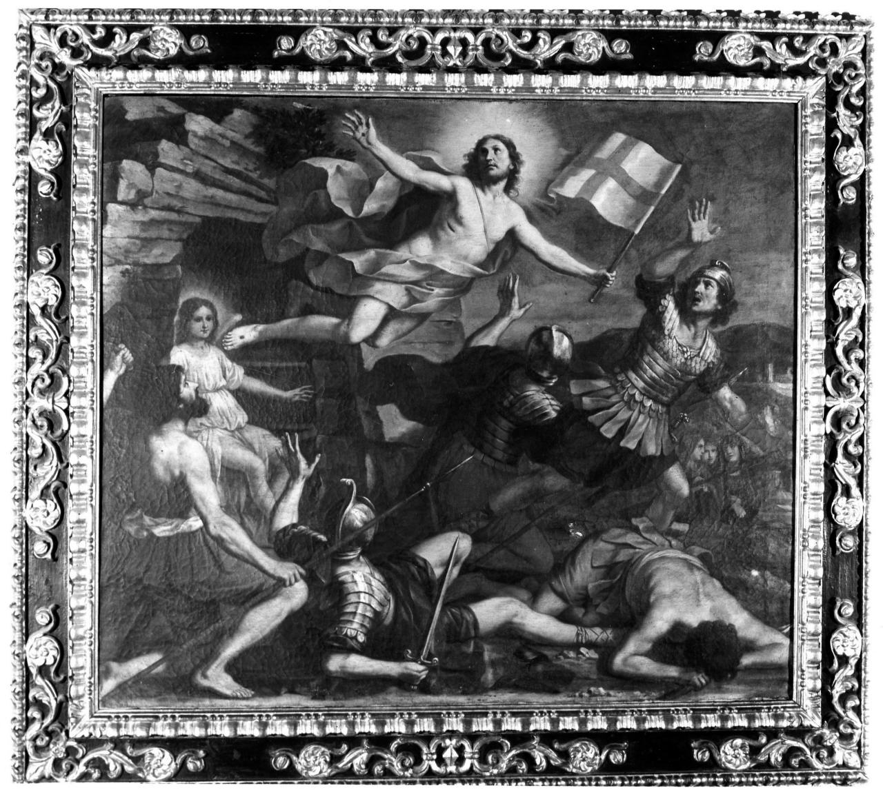 resurrezione di Cristo (dipinto) di Gimignani Giacinto, Gemignani Lodovico (sec. XVII)