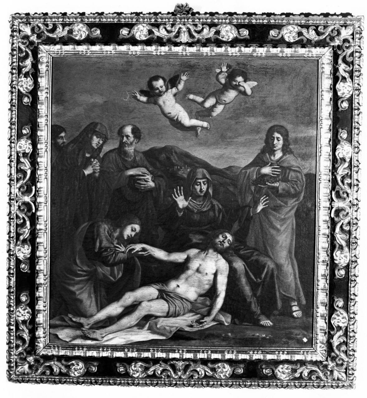 compianto sul Cristo morto (dipinto) di Gimignani Giacinto, Gemignani Lodovico (sec. XVII)