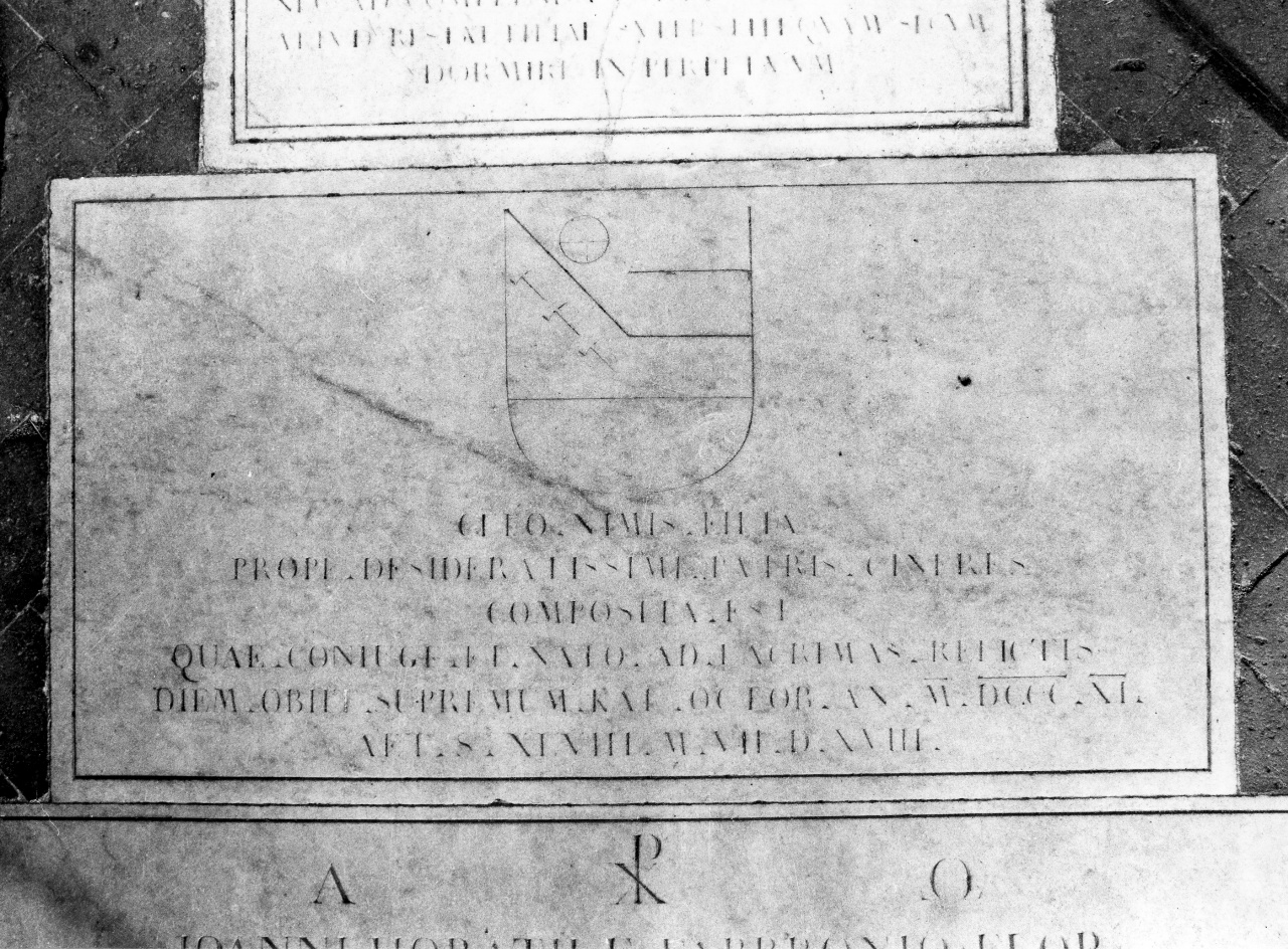 lapide tombale - bottega toscana (sec. XIX)
