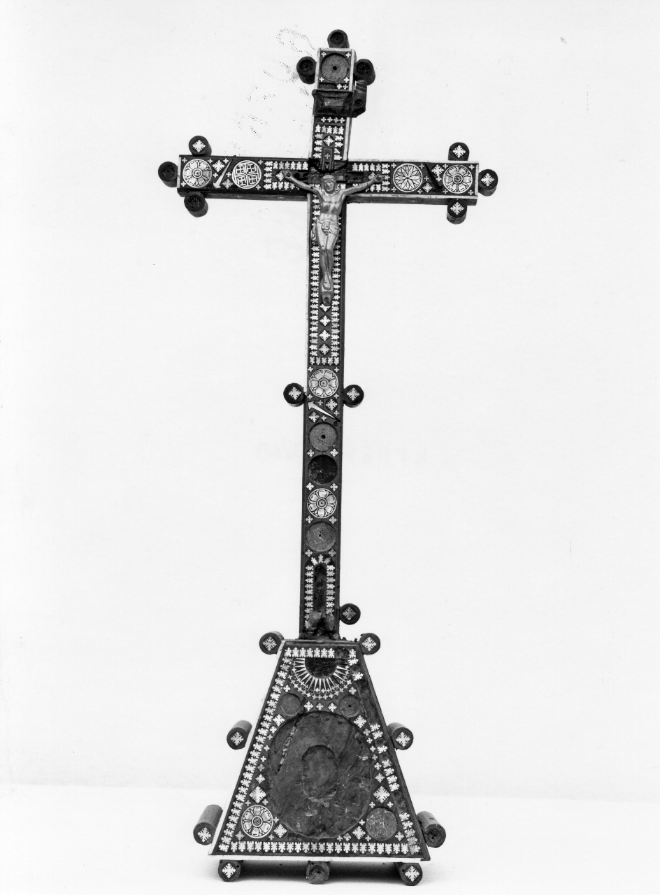 croce d'altare - bottega gerosolimitana (sec. XVIII)