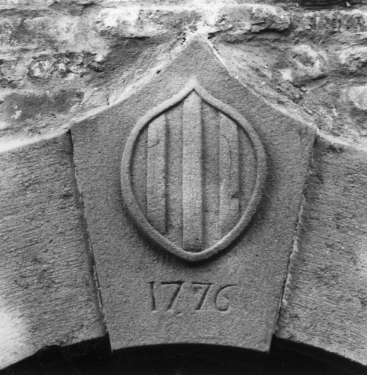 stemma (chiave d'arco) - manifattura toscana (sec. XVIII)