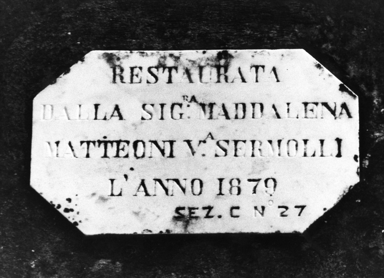 lapide - manifattura toscana (sec. XIX)