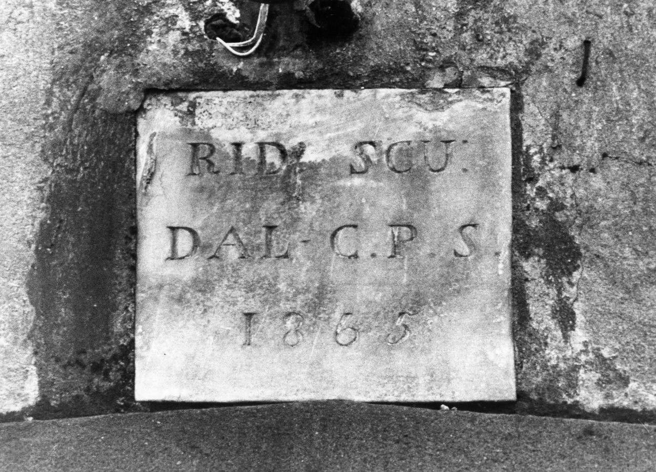 lapide - manifattura toscana (sec. XIX)