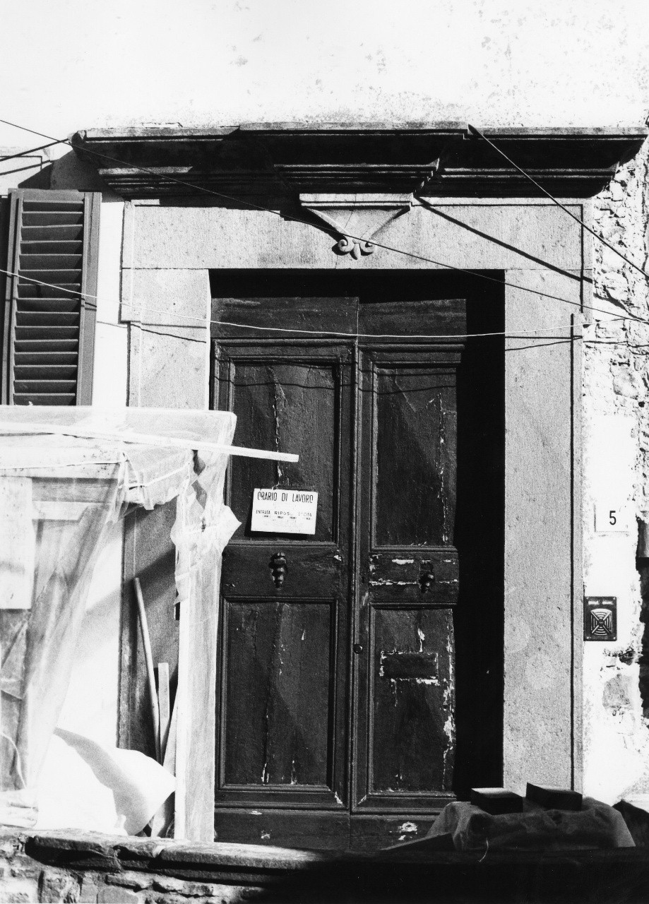 portale - manifattura toscana (secc. XVIII/ XIX)