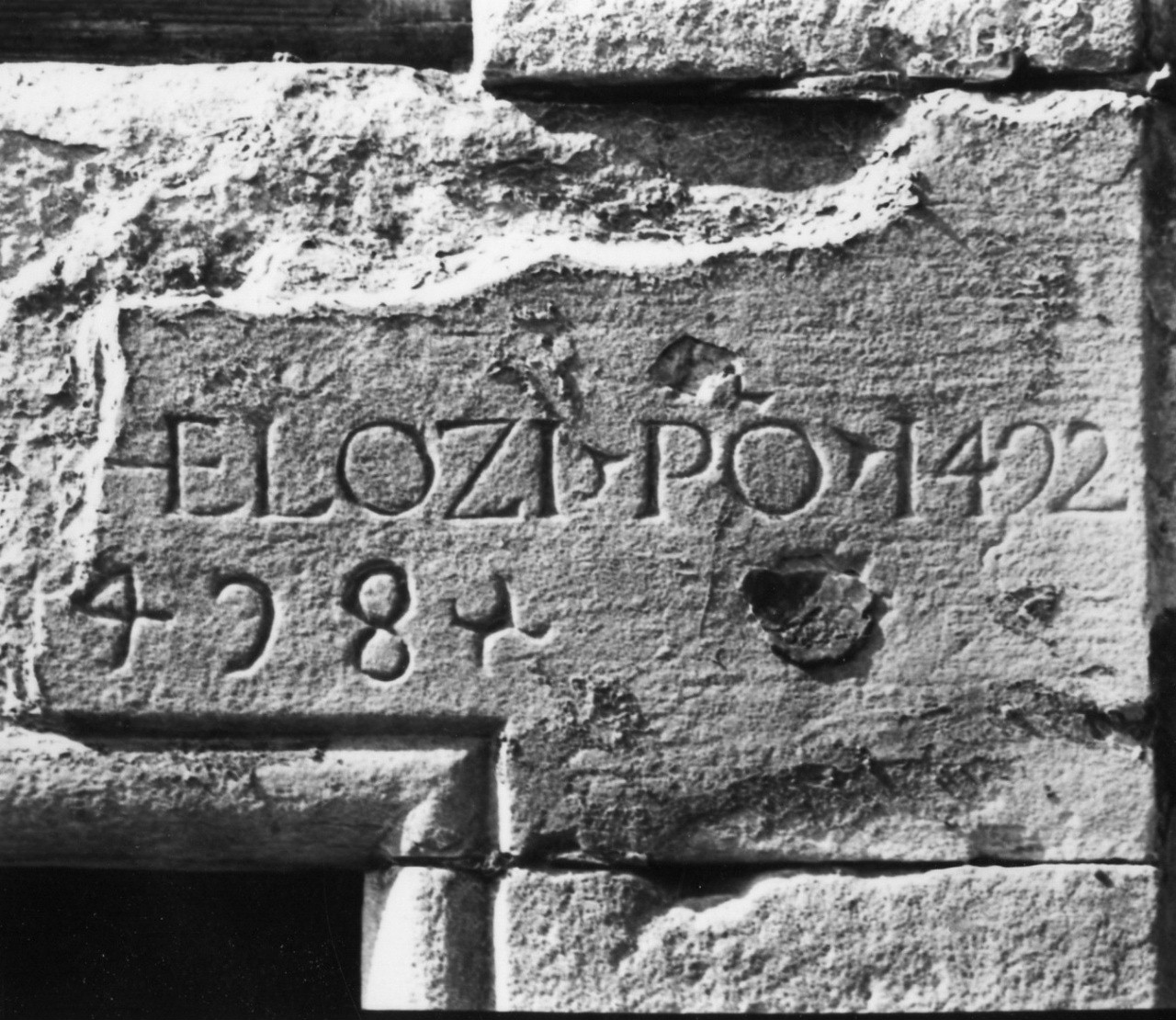 architrave di finestra - manifattura toscana (sec. XV)