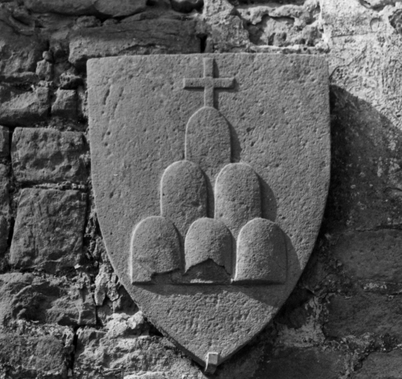 stemma gentilizio della famiglia Buondelmonti (rilievo) - manifattura toscana (secc. XIV/ XV)