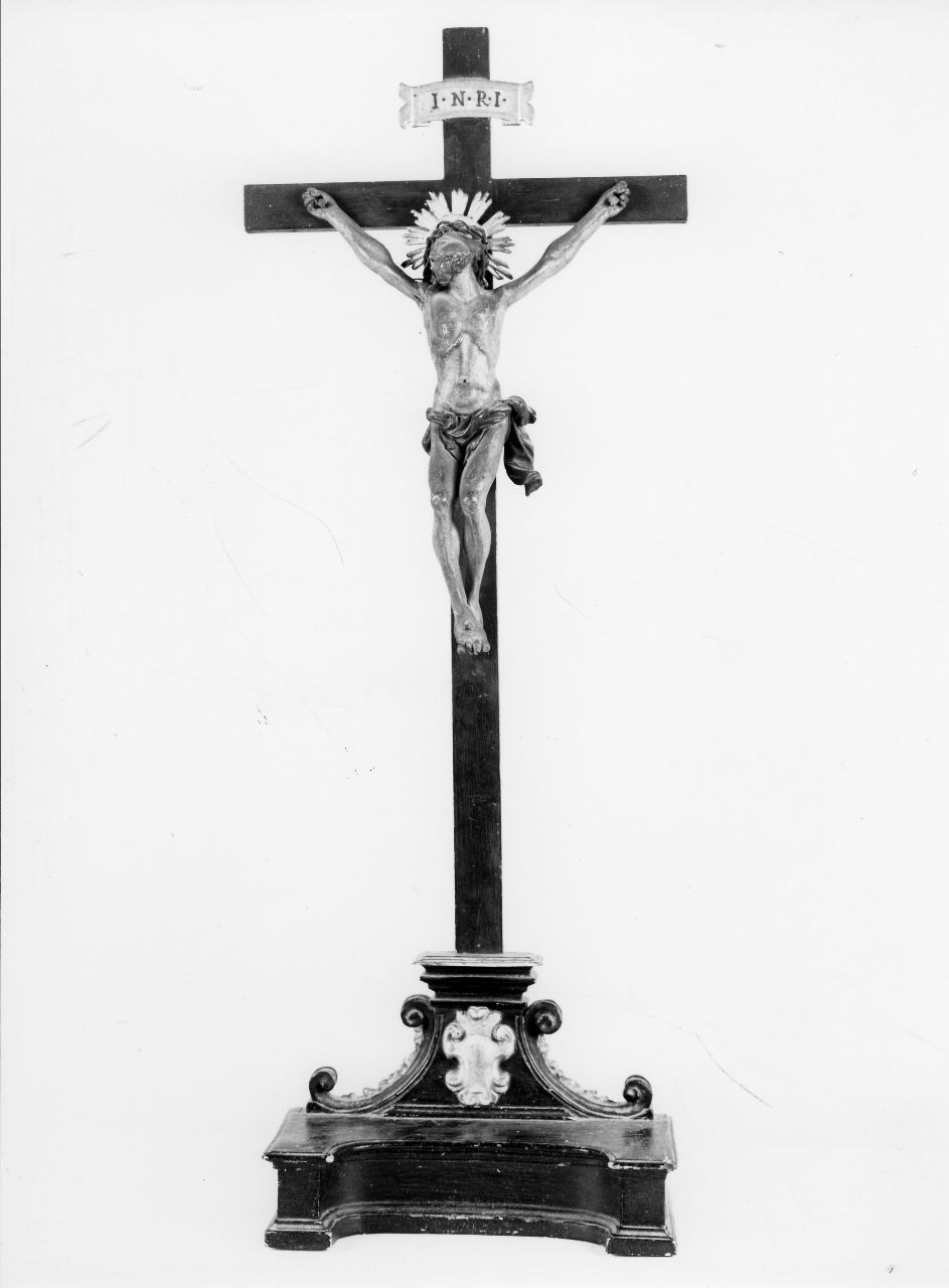 croce d'altare, insieme - bottega toscana (fine/inizio secc. XVII/ XVIII)