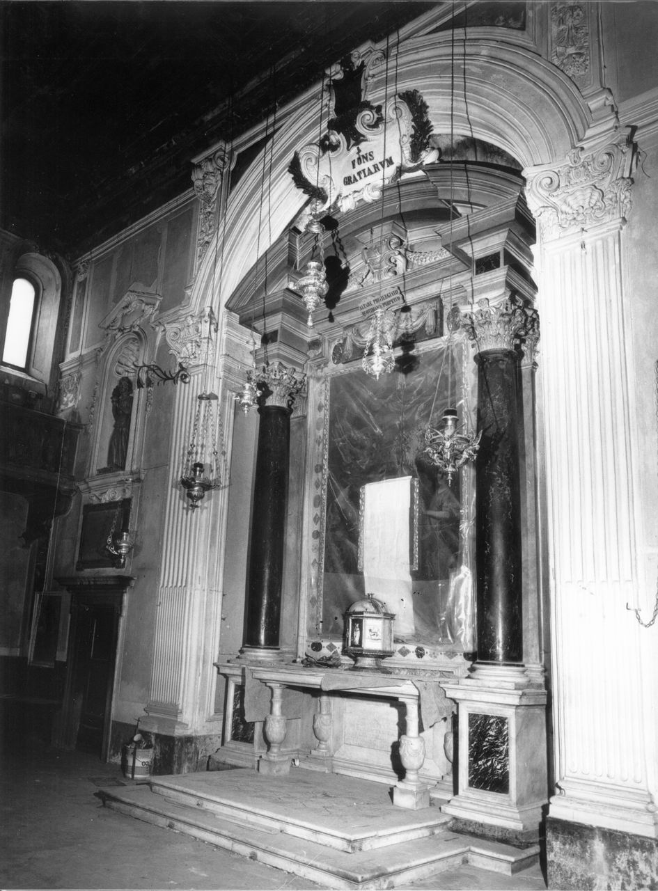 altare - a blocco - produzione toscana (sec. XVII)