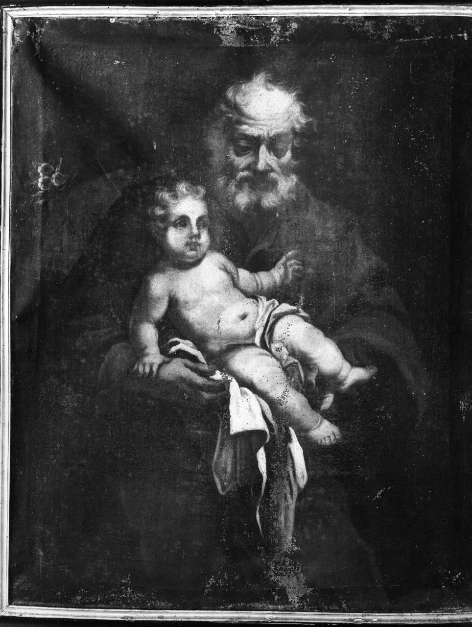 San Giuseppe e Gesù Bambino (dipinto) - ambito fiorentino (secc. XVII/ XVIII)
