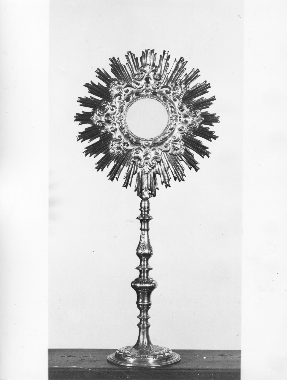 ostensorio - a raggiera - bottega fiorentina (seconda metà sec. XVIII)