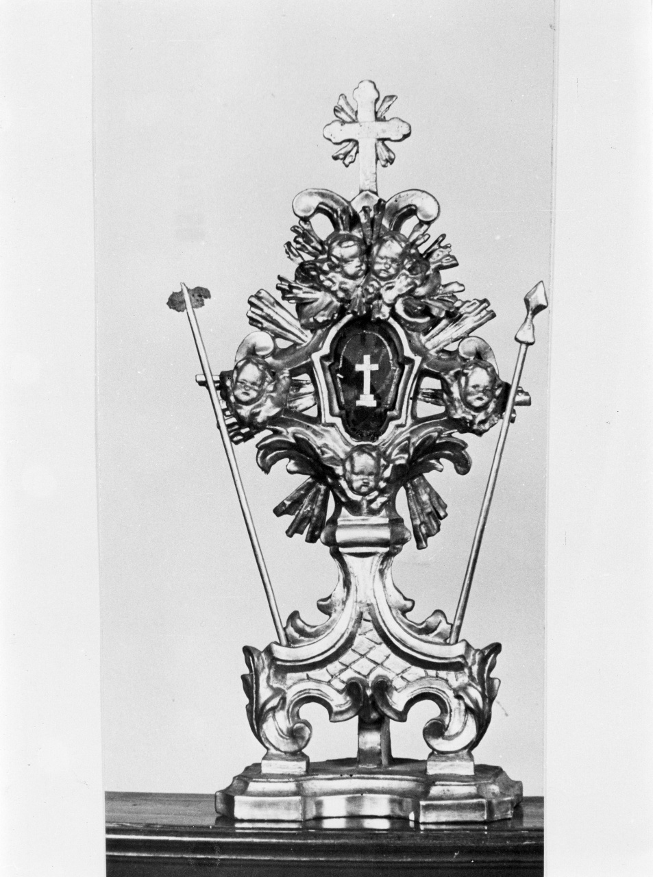 reliquiario - a ostensorio - bottega toscana (seconda metà sec. XVIII)