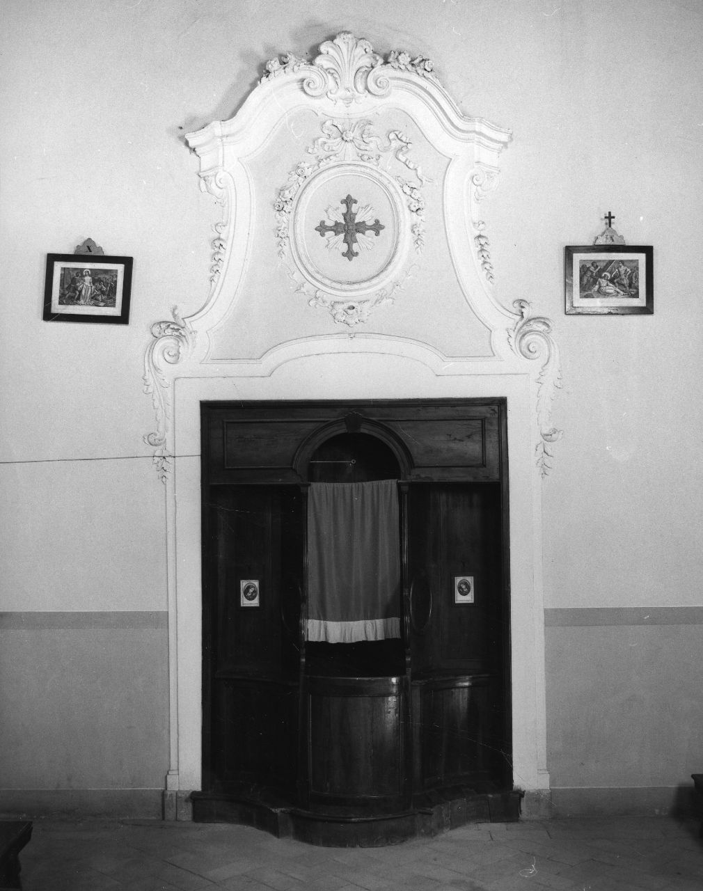 confessionale, serie - bottega toscana (sec. XVIII)