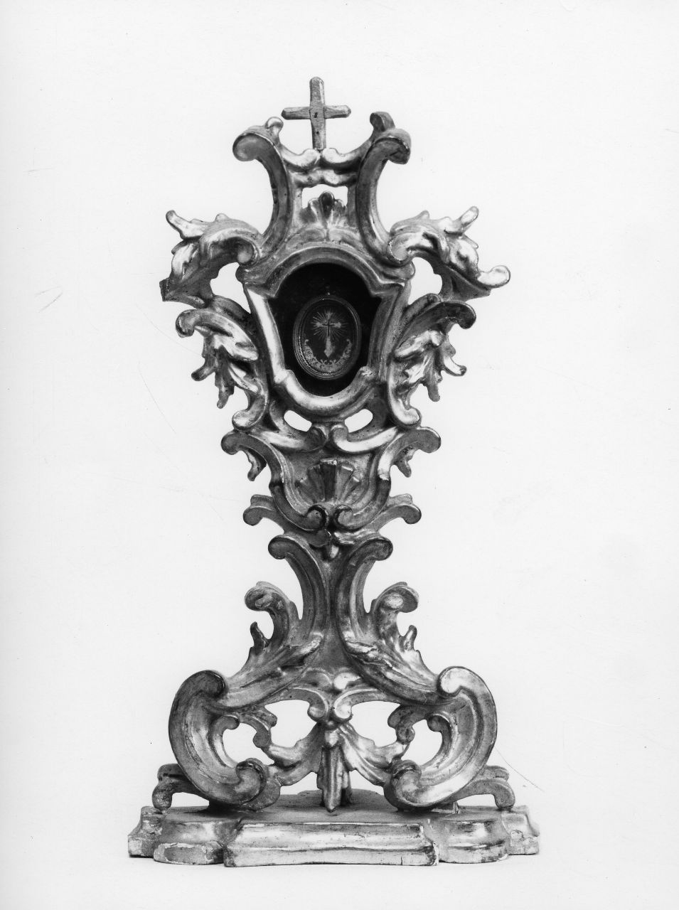 reliquiario - a ostensorio - bottega toscana (sec. XVIII)