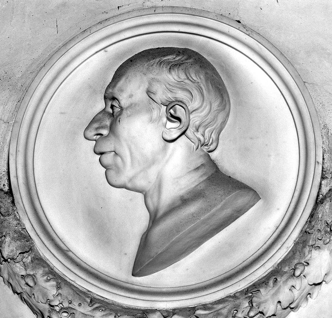 ritratto di Giuseppe Salvetti (lapide tombale) di Ricci Stefano (primo quarto sec. XIX)